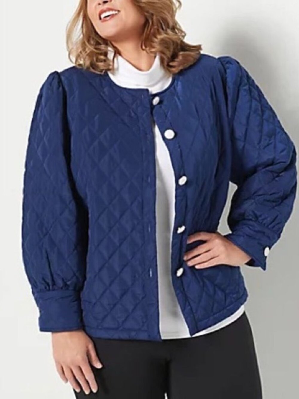 Girl With Curves Quilted Jacket